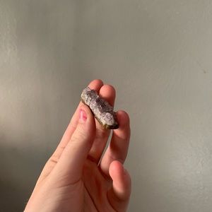 Raw amethyst chunk genuine boho crystal